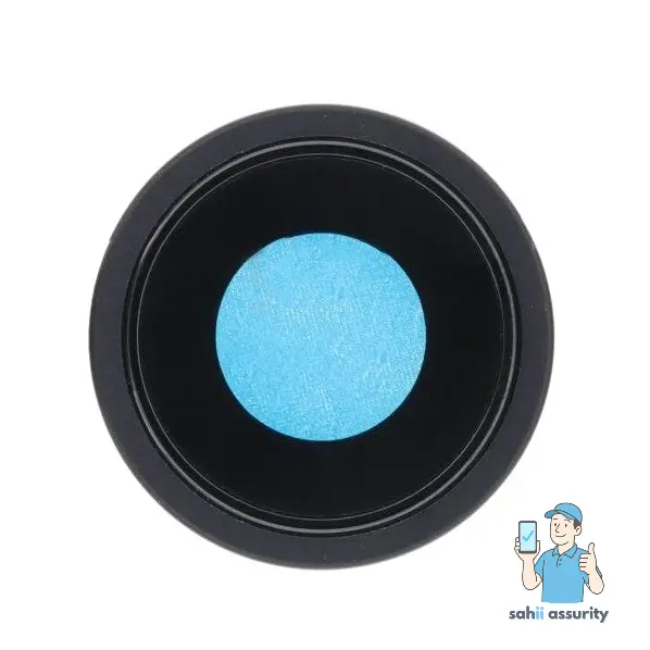 Camera Lens Glass with Frame for Apple iPhone 15 Black thumbnail